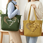 Bolsa de pana de gran capacidad con nombre personalizada con estampado de leopardo de colores Regalo de cumpleaños aniversario para mujer