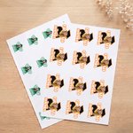 Personalised Colourful Sequins Graduate Photo Stickers with Name and Year Graduation Gift for Graduate