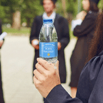 Personalized Graduation Photo Water Bottle Label Sticker with Name and Year Set of 20 Graduation Party Gift for Graduates