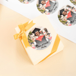 Personalized Graduation Photo Stickers with Name and Text Set of 20 Favor Label Celebration Party Decor Gift for Graduates