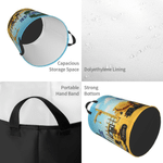 Panier de rangement personnalisé sur le thème des véhicules de construction avec nom et initiales Décoration de chambre Cadeau d'anniversaire pour garçons filles