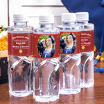 Personalized Graduation Photo Water Bottle Label Sticker with Name and Year Set of 20 Graduation Party Gift for Graduates