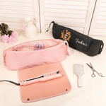 Personalizzato carino cavallo nascita fiore ragazza portatile riscaldamento asta borsa di stoccaggio con nome e isolamento Pad viaggio accessorio regalo di compleanno per le donne