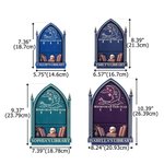 Personalised Books Read This Year Gothic Wooden Books Read Tracker with Text and 30 Number Blocks Bookshelf Decor Birthday Gift for Reader Book Lover