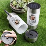 Personalised Always Loved Photo Solar Garden Light with Name and Year Garden Decor Sympathy Memorial Gift for Loss of Loved One