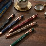 Personalised Birth Flower Zodiac Design Retractable Ballpoint Pen with Name Touch Control Design Daily Use Birthday Gift for Student Friend Teacher