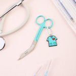 Personalisierte Krankenschwester Uniform Leichte tragbare Verbandschere mit Namen Krankenschwester Tag Graduierung Geschenk für Krankenschwestern Tierärzte Medizinstudenten
