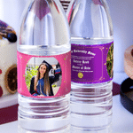Personalized Graduation Photo Water Bottle Label Sticker with Name and Year Set of 20 Graduation Party Gift for Graduates