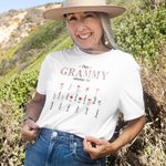 Personalized This Mommy Nana Belongs To 1-16 Birth Flowers T-shirt with Name Birthday Mother's Day Gift for Mom Grandma