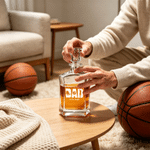 Personalised Balls Design Whiskey Decanter with Date Birthday Anniversary Father's Day Gift for Dad