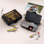 Personalised Fishing Theme Metal Fishing Lure and Tool Box Set with Name Daily Fishing Father's Day Gift for Father Fishing Lovers