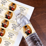 Personalized Graduation Photo Water Bottle Label Sticker with Name and Year Set of 20 Graduation Party Gift for Graduates