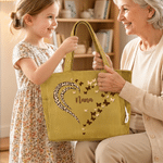 Bolsa de pana de gran capacidad con nombre personalizada con estampado de leopardo de colores Regalo de cumpleaños aniversario para mujer