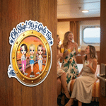 Personalized 2-4 Cartoon Character Cruise Magnet with Name Home Decor Birthday Summer Travel Gift for Friend