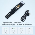 Luz de lectura con clip LED personalizada con flor de nacimiento y nombre regalo de cumpleaños para amantes de los libros