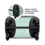 Personalizzato carino Highland mucca nascita fiore bagagli copertura protettiva si adatta 18-32 pollici valigia con nome viaggio accessori regalo di compleanno per le donne