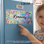 Personalisierte Playful emoji bunte Tafel Magnet mit Namen Klassenzimmer und Home Decor zurück zu Schule Geschenk für Lehrer Kinder| Callie × emoji ™