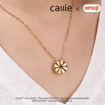 Personalized Birthstone emoji Scene Magnetic Necklace with Names Dainty Jewelry Mother's Day Anniversary Gift for Mom Grandma | Callie × emoji ™