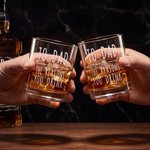 Personalised The Reasons You Drink 10 oz Whiskey Glass with 1-5 Names Father's Day Birthday Gift for Dad Grandad