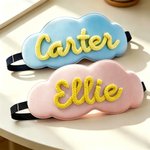 Personalized Multicolor Yarn Name Eye Mask with Name Daily Use Birthday Bridesmaid Gift for Sister Best Friends Family