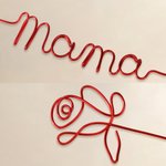Henkilökohtainen Multi-Color Wire Rose otsikko Äitienpäivä Syntymäpäivä Vuosipäivä Lahja Äiti Isoäiti Isoäiti