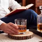Personalised The Reasons You Drink 10 oz Whiskey Glass with 1-5 Names Father's Day Birthday Gift for Dad Grandad