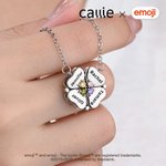 Personalized Birthstone emoji Scene Magnetic Necklace with Names Dainty Jewelry Mother's Day Anniversary Gift for Mom Grandma | Callie × emoji ™