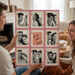 Personalizzato 8 foto di carte da gioco stampe su tela espositori da parete Moderna Home Decor Nave da USA Matrimonio regalo di San Valentino per le coppie di sposi.