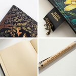 Journal personnalisé en cuir PU avec texte verrouillé et 300 pages en kraft Cadeau d'anniversaire pour les filles et les femmes