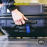 Etichetta per bagagli personalizzata con testo Leopardo a coda lunga Marsupilami Regalo di compleanno per gli amanti dei viaggi in famiglia | Callie × Marsupilami®