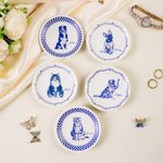 Personalised Hand Painted Pet Photo Checkerboard Jewellery Dish with Name Daily Use Birthday Pet Memorial Gift for Dog Cat Owner Pet Lover