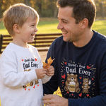 Personalizada Mejor Papá del Mundo Corazón de Osos Camiseta Multicolor Sudadera con Nombres Uso Diario Día del Padre Cumpleaños Regalo para Papá Esposo Niño