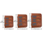 Personalized She is Bible Verses Multicolour PU Leather Book Cover with Name Christmas Birthday Baptism Gift for Christian Family Friends