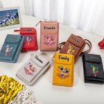 Personalizzato Multicolore Cheerleading Girl PU Leather Phone Wallet Crossbody Bag with Name Birthday Team Gift for Her