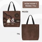 Personalizowana torba retro z 1–6 pupilami i imieniem idealny prezent urodzinowy dla miłośników pupili