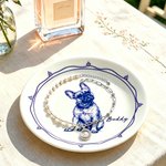 Personalised Hand Painted Pet Photo Checkerboard Jewellery Dish with Name Daily Use Birthday Pet Memorial Gift for Dog Cat Owner Pet Lover
