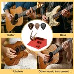 Personalised Multicolor 3D Printed Name Guitar Pick Capo Holder Plectrum Storage Box Music Studio Decor Birthday Gift for Musician Guitar Player
