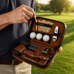 Personlig Line Golf Club Design Oppbevaringspose med 1-10 navn og tekst Farsdag gave til daglig bruk for pappa golfelskere