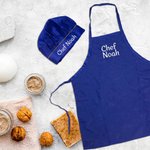 Ensemble tablier et toque de chef pour enfants