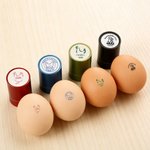 Gepersonaliseerde Eierstempel met Kippensilhouet en Naam met Voedselveilige Inkt en Doos Verjaardagscadeau voor Familie Boeren en Fokkers