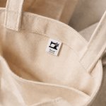 Personalized 100% Cotton Sewing Labels Tags with Name and Text for Clothing Handmade Item Set of 50 Gift for Knitting DIY Craft Lovers