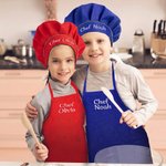 Ensemble tablier et toque de chef pour enfants