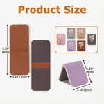 Personalised Watercolor Birth Flower Magnetic PU Leather Bookmark Clip with Name Birthday Graduation Book Club Gift for Book Lovers Bookworms