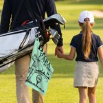 Personlig Best Daddy Multicolor Waffle Quick Dry Name Golfhåndkle med karabinkrok Sportstilbehør Bursdag farsdagsgave til pappa golfspillere