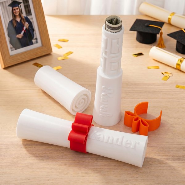 Personalized 3D-Printed Graduation Diploma Maze Money Holder Cash Envelope with Name Graduation Gift for Graduates