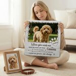 Toile personnalisée avec portrait et nom d'animal de compagnie - Cadeau de commémoration pour propriétaire d'animaux