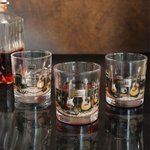 Personalized Guitar Studio Theme 10 oz Old Fashioned Whiskey Glass with Name Birthday Gift for Guitar Music Lover