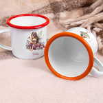 Tazza smaltata personalizzata da 12 once con nome per uso quotidiano Regalo di compleanno per ragazze