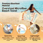 Gepersonaliseerd Als Crabby Sneldrogend Strandlaken met Naam Buitenactiviteiten Strandfeest Verjaardagscadeau voor Vriend Familie