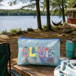 Personalized Artistic Name Waterproof Sandproof Beach Bag Pool Bag Cottage Lake Days for Women